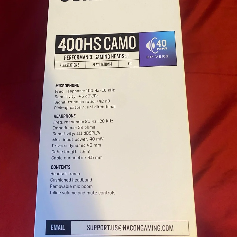 RIG- PRECISION AUIDO AND GAME HEADSET
